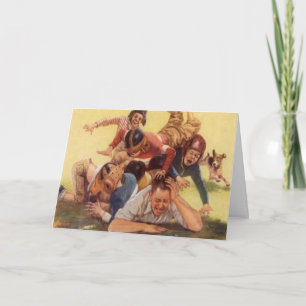 Backyard Dad Card