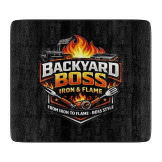 Backyard Eats Iron & Flame Cutting Board