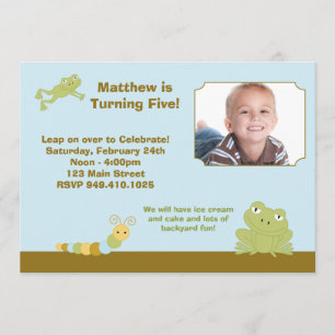 Backyard Explorer Birthday Party Invitation