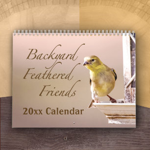 Backyard Feathered Friends Calendar