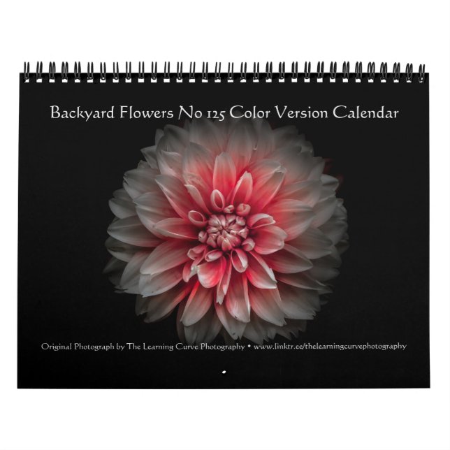 Backyard Flowers No 125 Colour Version Calendar (Cover)