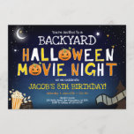 Backyard Halloween Movie Night Scary Boy Birthday Invitation<br><div class="desc">★ Backyard Halloween Movie Night Birthday Invitation! ★ Easily PERSONALIZE this design with your details! ★ If you need coordinating MATCHING ITEMS, please check our matching collection or shop. Do you have any questions about our designs or if you can't find what you are looking for, please contact us: designmypartystudio@gmail.com....</div>