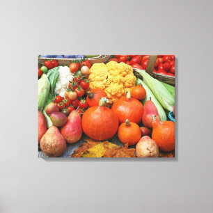 Backyard Harvest Canvas Print