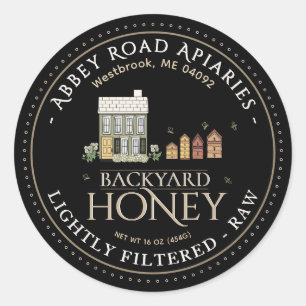 Backyard Honey Label Lightly Filtered Raw