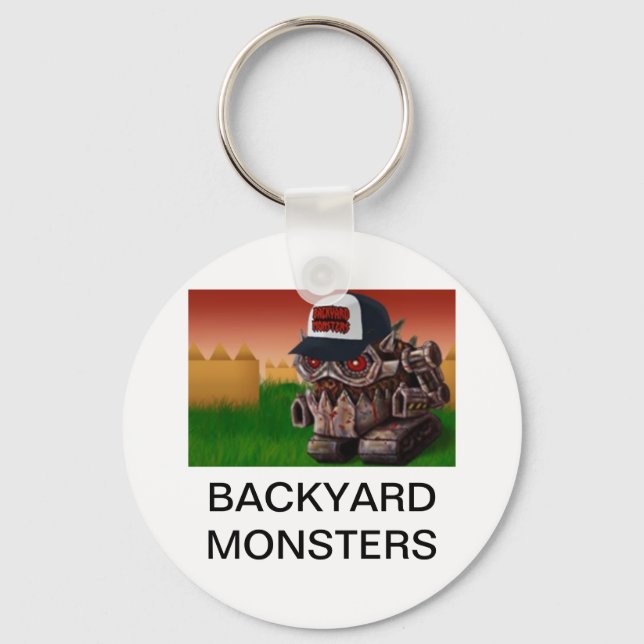 BACKYARD MONSTERS KEYCHAIN (Front)