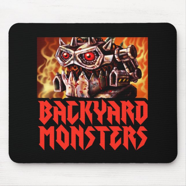 Backyard Monsters Mouse Pad (Front)