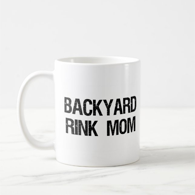Backyard Rink Mom Mug (Left)