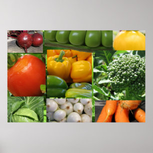 Backyard Vegetable Garden Poster