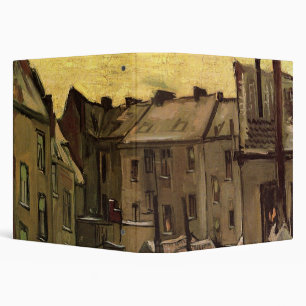 Backyards of Old Houses by Vincent van Gogh Binder