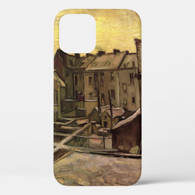 Backyards of Old Houses by Vincent van Gogh Case-Mate iPhone Case (Back)