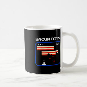 Bacon 8-bits Video Game Player Retro Nerd Geek  Coffee Mug
