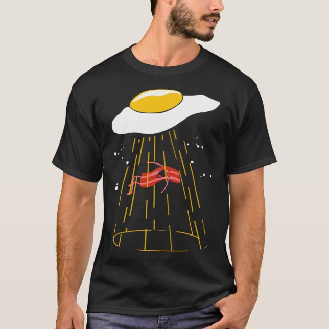 Bacon and Eggs  Alien Kids Egg Crispy T-Shirt (Front)