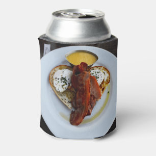 Bacon And Eggs On Love Hear Bread, Can Cooler