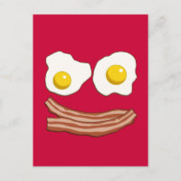 Bacon and Eggs Postcard