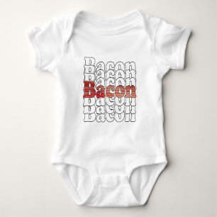 Bacon Bacon Bacon Baby Bodysuit
