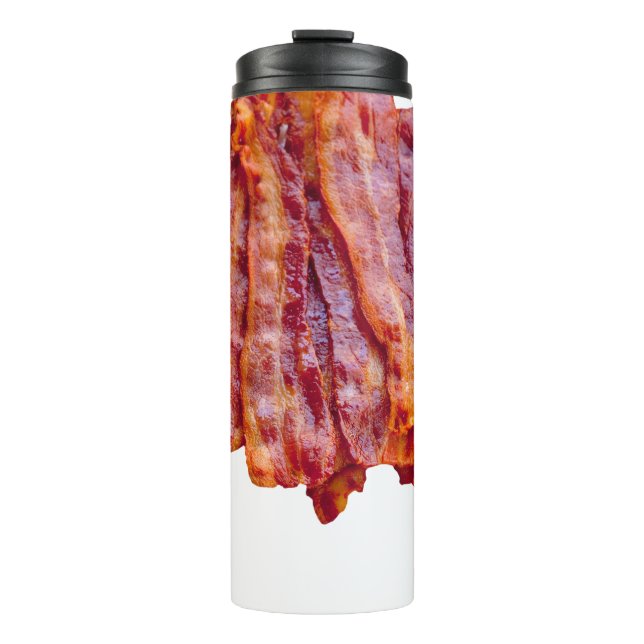 Bacon Bacon Bacon Thermal Tumbler (Front)