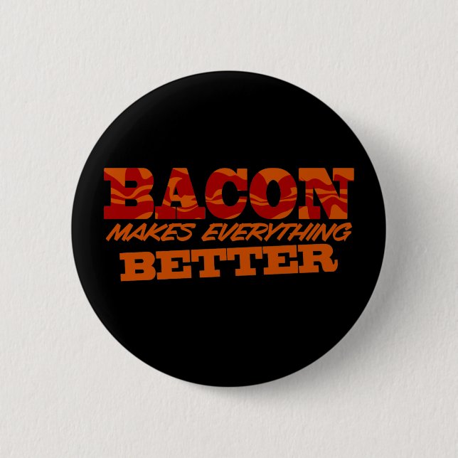 Bacon Better $6.95 Collectable 2 Inch Round Button (Front)