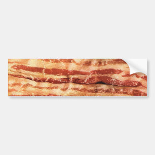BACON BUMPERSTICKER! BUMPER STICKER