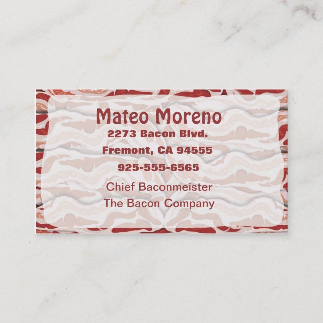 Bacon Business Card (Front)