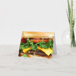 Bacon Cheeseburger Card