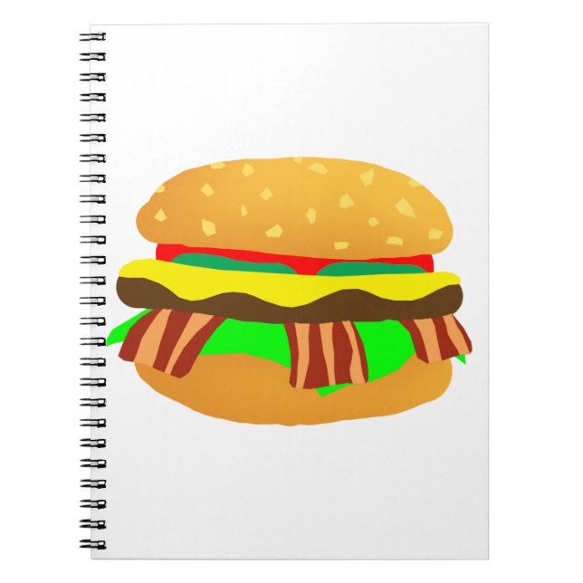 Bacon Cheeseburger Notebook (Front)