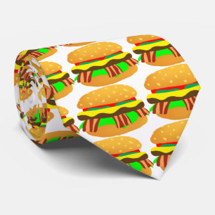 Bacon Cheeseburger Tie