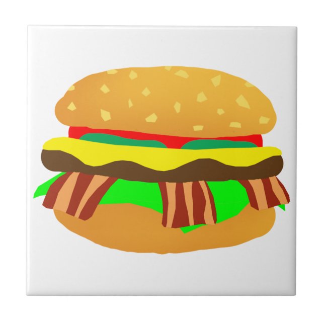 Bacon Cheeseburger Tile (Front)