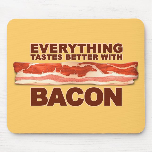 Bacon Computes Mouse Pad (Front)