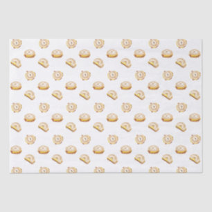 Bacon Egg and Cheese Bagel Breakfast Sandwich NYC  Tissue Paper