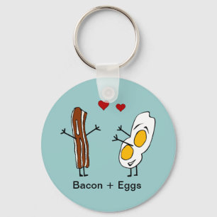 Bacon + Eggs Keychain