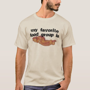 Bacon est mon T-shirt du groupe alimentaire favori