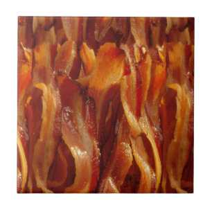 Bacon Field Yummy Pattern Decor Tile