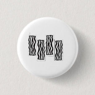 Bacon Flag 1 Inch Round Button