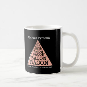 Bacon Food Pyramid Coffee Mug