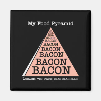 Bacon Food Pyramid Magnet