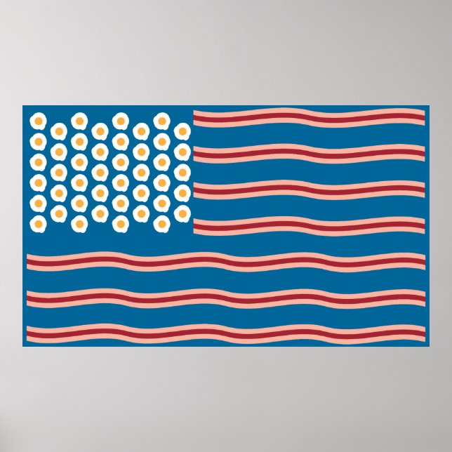 Bacon for the US Funny Poster (Front)