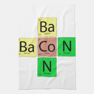 Bacon Geek Kitchen Towel