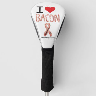 bacon golf head golf head cover