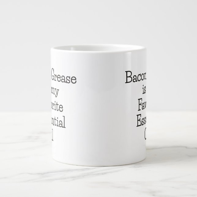 Bacon Grease Essential Oil Double Sided mug (Front)
