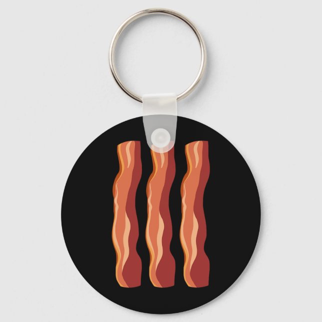 Bacon Halloween Costume Bacon And Eggs  Keychain (Front)