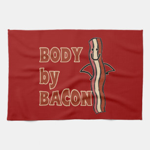 BACON Humour Body By Bacon Kitchen Towel