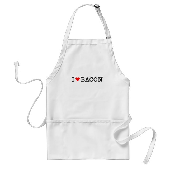Bacon I Love Standard Apron (Front)