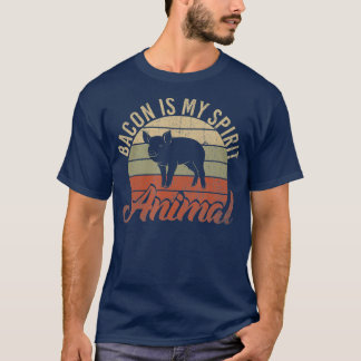 Bacon Is My Spirit Animal Barbecue  (2) T-Shirt