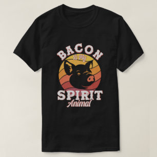 Bacon Is My Spirit Animal Funny Bacon Lover T-Shirt