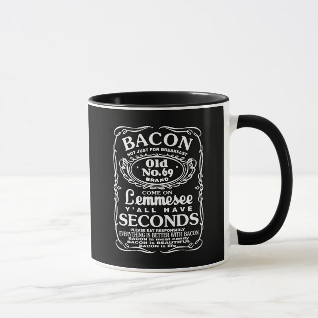 bacon is not just for breakfast mug (Right)