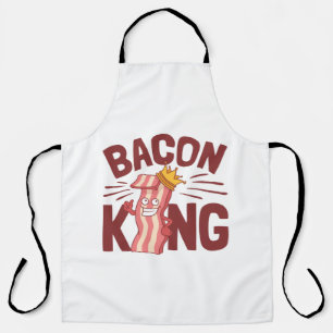 Bacon King Meat Lover Gifts for Men Boy Apron