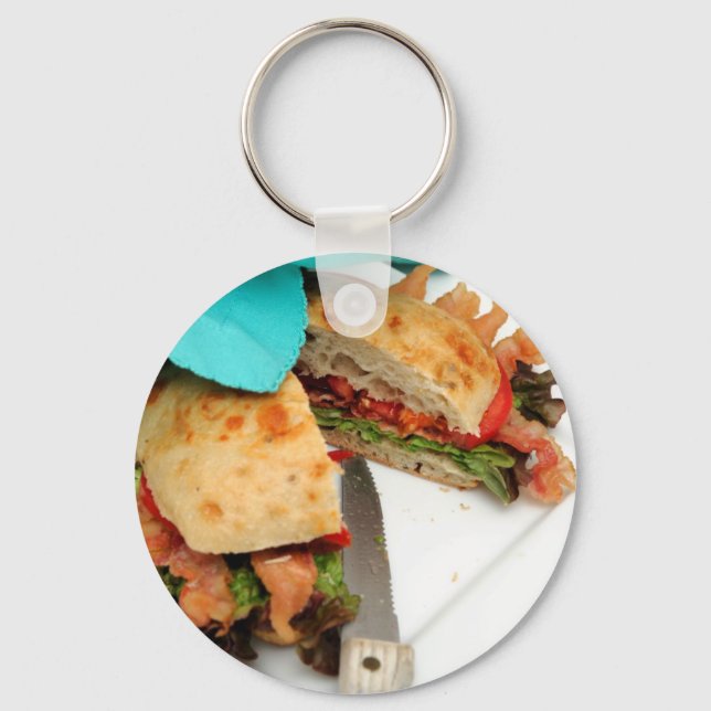Bacon Lettuce And Tomato Keychain (Front)
