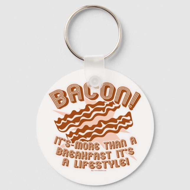 Bacon Lifestyle Keychain (Front)