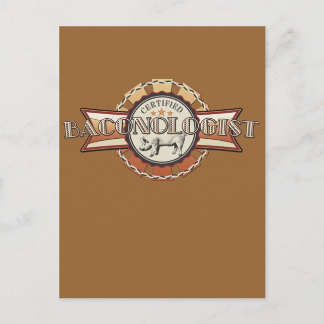 Bacon LOVE Postcard (Front)