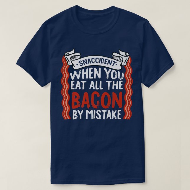 Bacon Lover Piggy Pig Design Premium  T-Shirt (Design Front)
